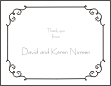 Scrollwork Note Cards