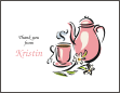 Tea Party Note Cards