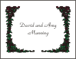 Red Rose Trellis Note Cards