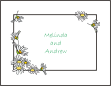 Daisies Tied the Knot Note Card