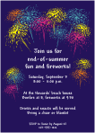 Fireworks 2 Party Invitation