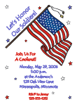 Memorial Day Cookout Party Invitation