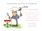 BBQ Guy Birthday Invitation