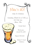 Glass of Beer Invitation