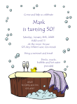 Hot Tub Party Invitation