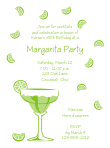Margarita Drinking Birthday Invitation