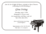 Grand Piano Birthday Invitation