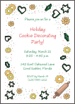  Christmas Cookie Decorating Party Invitation