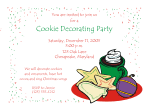 Christmas Cookies and Cocoa Party Invitation