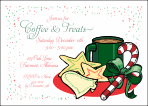 Cookies and Coffee Holiday Party Invitation