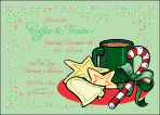 Cookies and Coffee Holiday Party Invitation