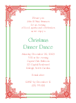 Fancy Holiday Christmas Party Invitation