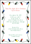 Christmas Lights Party Invitation