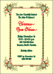 Ornate Border 1 Christmas Party Invitation