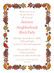 Autumn, Thanksgiving Invitations