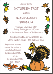 Turkey Trot Invitations