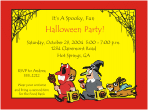 trick or treat party invitation