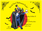 Vampire 2 Halloween Party Invitation