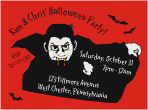 Vampire 4 Halloween Party Invitation