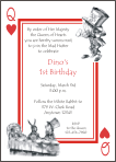 Alice in Wonderland 2 Party Invitation