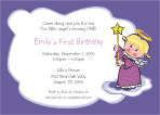 Angel Girl Birthday Party Invitation