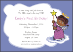Girl Angel Birthday Party Invitation