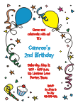 Birthday Border Party Invitation