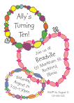Beading Birthday Party Invitation