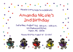 Bear Heart Primary- 2nd Birthday Party Invitation