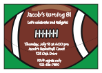 Big Football Birthday Invitation