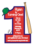 Big Number Birthday Party Invitation