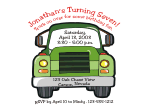 Big Truck Birthday Invitation