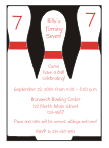 Bowling Birthday Party Invitations