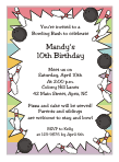 Bowling Birthday Party Invitations