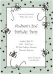 Bumblebees Birthday Party Invitation