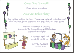 Carnival 6 Birthday Party Invitation