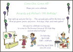 Carnival 7 Birthday Party Invitation