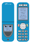 Cyan Cell Phone Birthday Invitation
