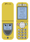 Gold Cell Phone Birthday Invitation