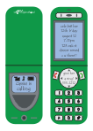 Green Cell Phone Birthday Invitation