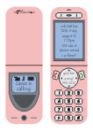 Pink Cell Phone Birthday Invitation