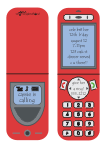 Red Cell Phone Birthday Invitation