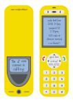 Yellow Cell Phone Birthday Invitation