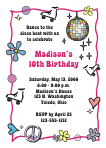 Disco Roller Skating Birthday Invitation