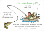 Fishing Photo Birthday Party Invitations