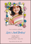 Flowers and Butterflies Photo Invitations
