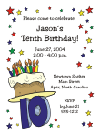 Fun Numbers Birthday Party Invitation