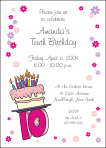 Fun Numbers Invitations *Note: All Ages Available - also made for boys!