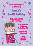 Fun Numbers Birthday Party Invitation