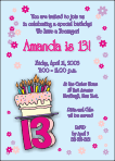 Fun Numbers Birthday Party Invitation